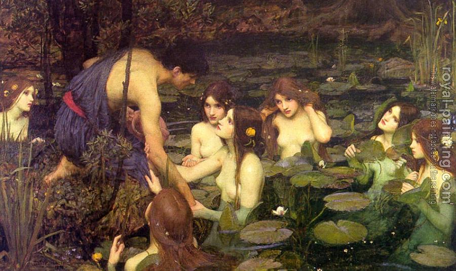 John William Waterhouse : Hylas and the Nymphs